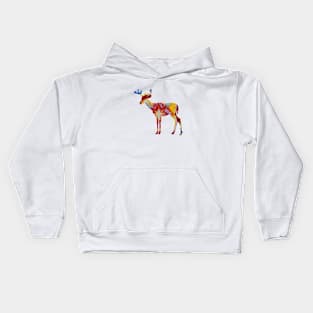 Colorful Deer Kids Hoodie